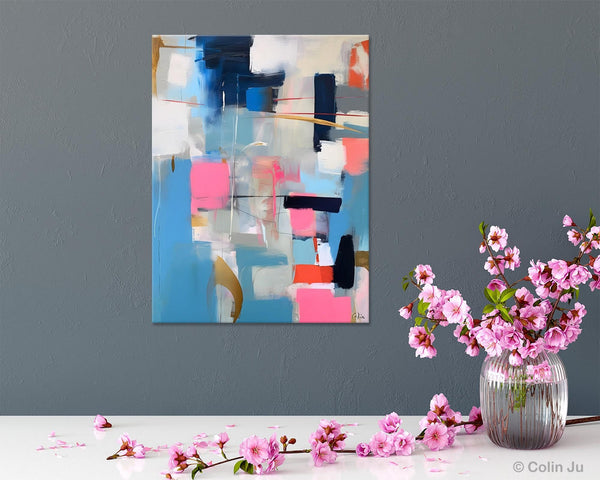 Modern Wall Art Paintings, Canvas Paintings for Bedroom, Contemporary Acrylic Painting on Canvas, Large Original Art, Buy Wall Art Online-Paintingforhome