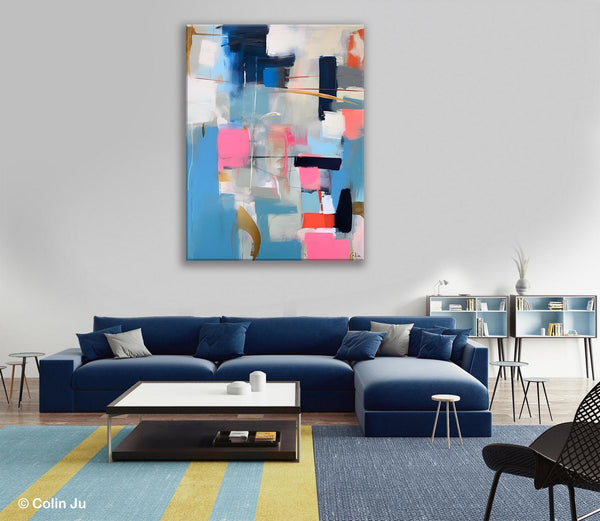 Modern Wall Art Paintings, Canvas Paintings for Bedroom, Contemporary Acrylic Painting on Canvas, Large Original Art, Buy Wall Art Online-Paintingforhome