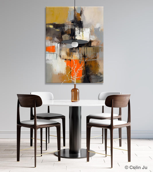 Acrylic Painting on Canvas, Modern Paintings, Extra Large Paintings for Dining Room, Large Contemporary Wall Art, Original Abstract Painting-Paintingforhome