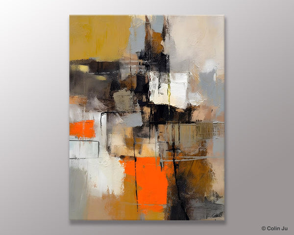 Acrylic Painting on Canvas, Modern Paintings, Extra Large Paintings for Dining Room, Large Contemporary Wall Art, Original Abstract Painting-Paintingforhome