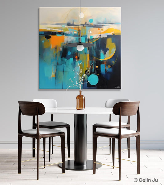 Extra Large Abstract Painting for Living Room, Acrylic Canvas Paintings, Original Modern Wall Art, Oversized Contemporary Acrylic Paintings-Paintingforhome