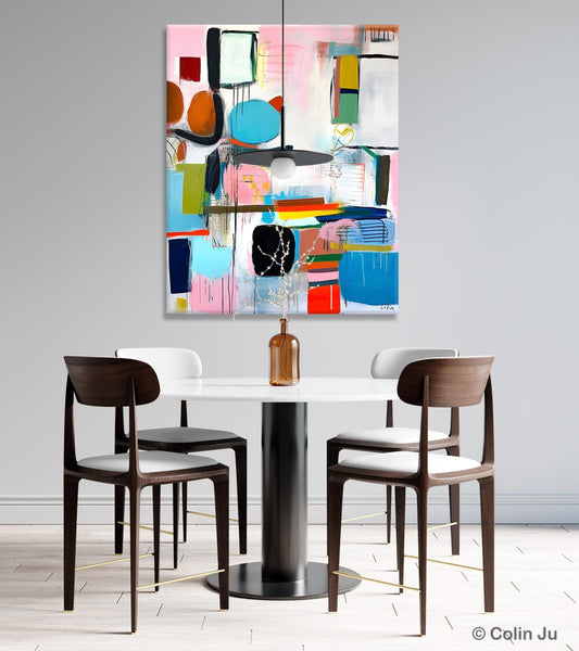 Original Acrylic Wall Art, Oversized Contemporary Acrylic Paintings, Abstract Canvas Paintings, Extra Large Canvas Painting for Living Room-Paintingforhome