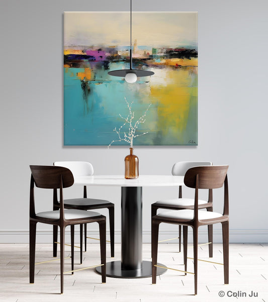 Large Abstract Painting for Bedroom, Modern Acrylic Paintings, Original Modern Wall Art Paintings, Oversized Contemporary Canvas Paintings-Paintingforhome