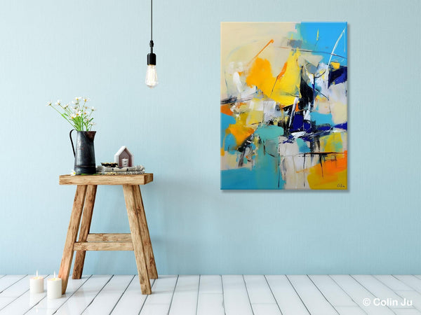 Original Canvas Wall Art, Oversized Contemporary Acrylic Paintings, Modern Abstract Paintings, Extra Large Canvas Painting for Living Room-Paintingforhome