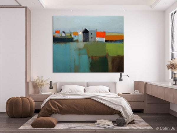 Abstract Landscape Paintings, Extra Large Canvas Painting for Living Room, Large Original Abstract Wall Art, Contemporary Acrylic Paintings-Paintingforhome