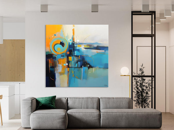 Modern Acrylic Paintings, Large Abstract Painting for Bedroom, Original Modern Wall Art Paintings, Oversized Contemporary Canvas Paintings-Paintingforhome