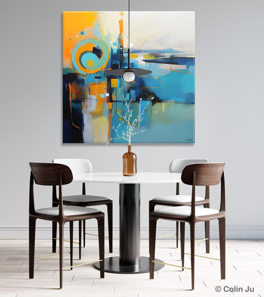 Modern Acrylic Paintings, Large Abstract Painting for Bedroom, Original Modern Wall Art Paintings, Oversized Contemporary Canvas Paintings-Paintingforhome