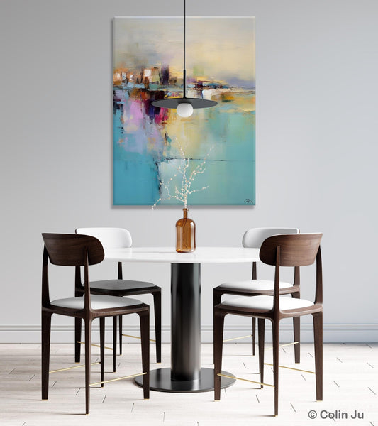 Oversized Contemporary Acrylic Paintings, Modern Abstract Paintings, Extra Large Canvas Painting for Living Room, Original Canvas Wall Art-Paintingforhome