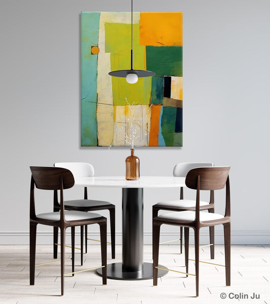 Simple Modern Wall Art, Oversized Contemporary Acrylic Paintings, Extra Large Canvas Painting for Living Room, Original Abstract Paintings-Paintingforhome