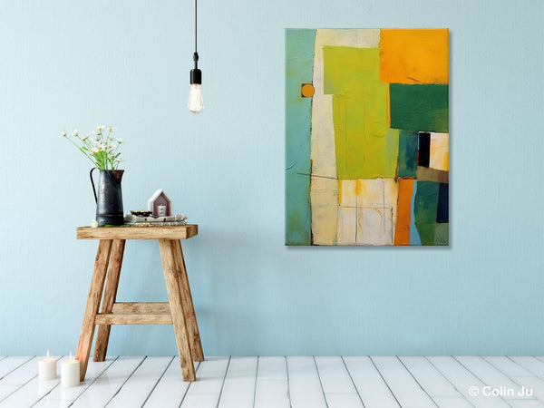 Simple Modern Wall Art, Oversized Contemporary Acrylic Paintings, Extra Large Canvas Painting for Living Room, Original Abstract Paintings-Paintingforhome