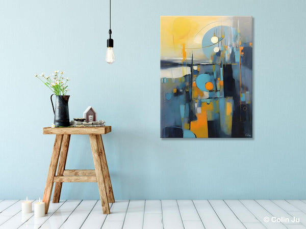 Extra Large Painting for Sale, Oversized Contemporary Acrylic Paintings, Extra Large Canvas Painting for Bedroom, Original Abstract Painting-Paintingforhome