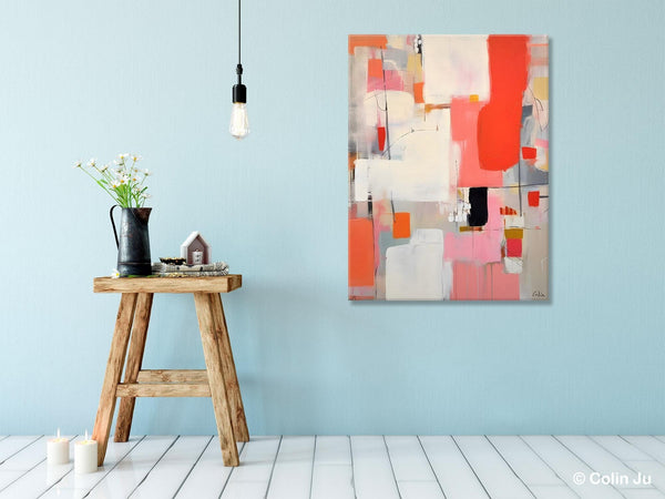 Extra Large Painting on Canvas, Huge Contemporary Acrylic Paintings, Extra Large Canvas Painting for Bedroom, Original Abstract Wall Art-Paintingforhome