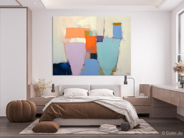 Simple Wall Painting Ideas for Living Room, Extra Large Painting on Canvas, Contemporary Acrylic Art, Original Abstract Wall Art Paintings-Paintingforhome