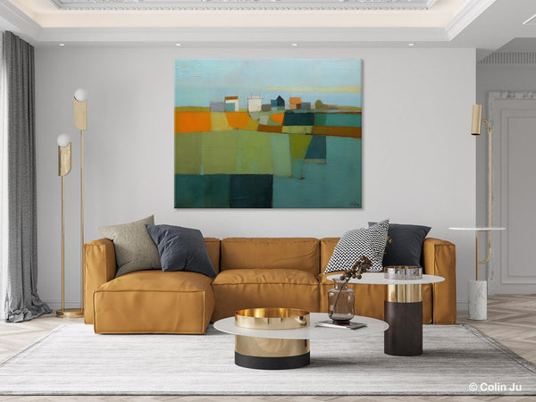 Abstract Landscape Painting on Canvas, Extra Large Landacape Wall Art for Living Room, Original Abstract Wall Art, Acrylic Painting for Sale-Paintingforhome