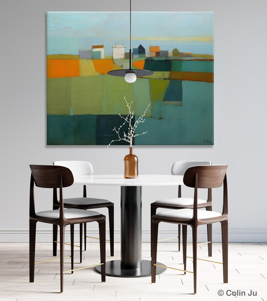 Abstract Landscape Painting on Canvas, Extra Large Landacape Wall Art for Living Room, Original Abstract Wall Art, Acrylic Painting for Sale-Paintingforhome