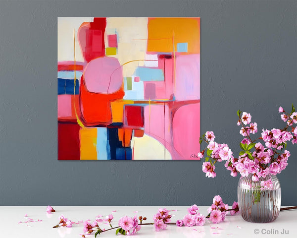Ultra Modern Acrylic Paintings, Abstract Painting for Bedroom, Original Modern Wall Art Paintings, Oversized Contemporary Canvas Paintings-Paintingforhome