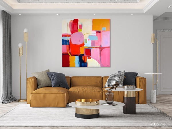 Ultra Modern Acrylic Paintings, Abstract Painting for Bedroom, Original Modern Wall Art Paintings, Oversized Contemporary Canvas Paintings-Paintingforhome