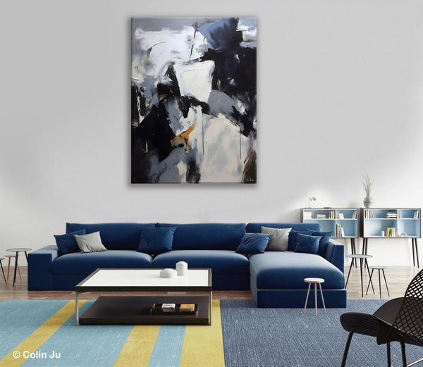 Extra Large Painting on Canvas, Contemporary Acrylic Paintings, Extra Large Canvas Paintings for Bedroom, Large Original Abstract Wall Art-Paintingforhome