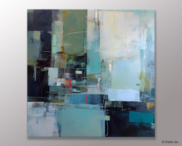 Original Modern Paintings, Contemporary Canvas Art, Modern Acrylic Artwork, Buy Art Paintings Online, Large Abstract Painting for Bedroom-Paintingforhome