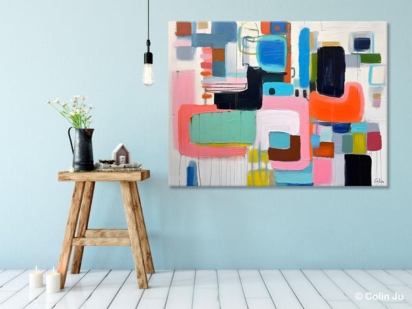 Contemporary Acrylic Paintings, Modern Wall Art Ideas for Living Room, Extra Large Canvas Paintings, Original Abstract Painting, Impasto Art-Paintingforhome