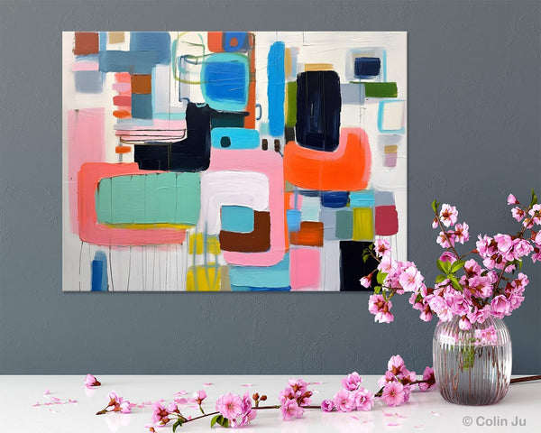 Contemporary Acrylic Paintings, Modern Wall Art Ideas for Living Room, Extra Large Canvas Paintings, Original Abstract Painting, Impasto Art-Paintingforhome