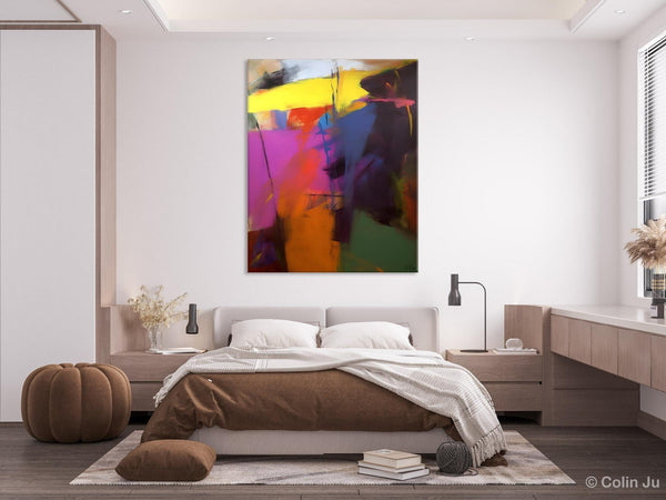 Extra Large Abstract Painting for Dining Room, Large Original Abstract Wall Art, Contemporary Acrylic Paintings, Abstract Painting on Canvas-Paintingforhome