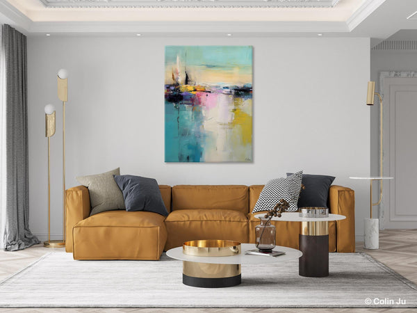 Heavy Texture Canvas Art, Abstract Paintings, Large Contemporary Wall Art, Extra Large Paintings for Living Room, Original Modern Painting-Paintingforhome