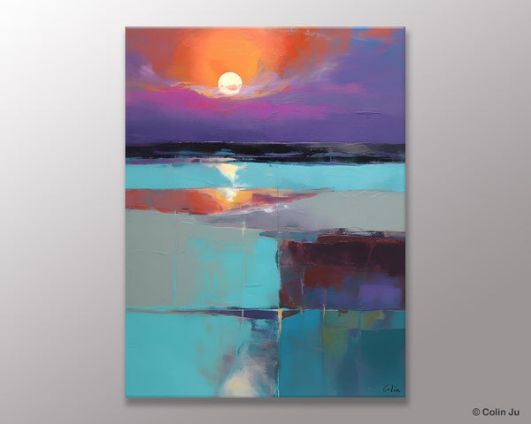 Extra Large Painting on Canvas, Oversized Contemporary Acrylic Painting, Extra Large Canvas Painting for Bedroom, Original Abstract Painting-Paintingforhome