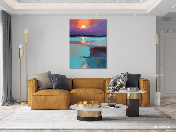 Extra Large Painting on Canvas, Oversized Contemporary Acrylic Painting, Extra Large Canvas Painting for Bedroom, Original Abstract Painting-Paintingforhome