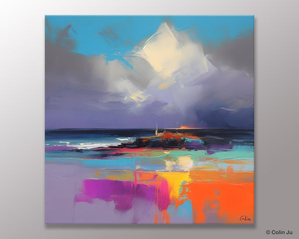 Landscape Canvas Paintings, Modern Canvas Wall Art Paintings, Original Canvas Painting for Living Room, Acrylic Painting on Canvas-Paintingforhome