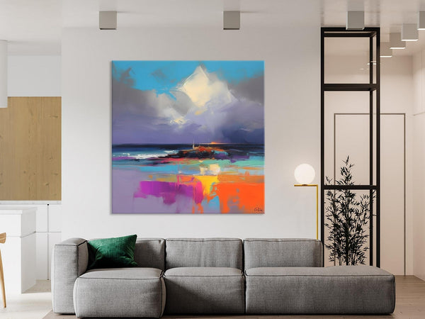 Landscape Canvas Paintings, Modern Canvas Wall Art Paintings, Original Canvas Painting for Living Room, Acrylic Painting on Canvas-Paintingforhome