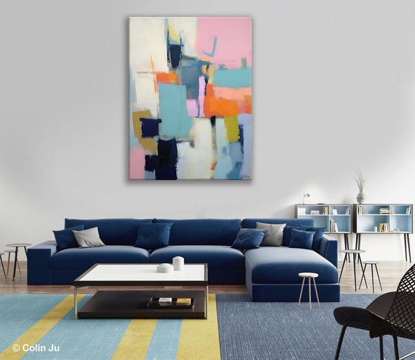 Contemporary Wall Art Paintings, Acrylic Painting on Canvas, Abstract Paintings for Bedroom, Extra Large Original Art, Buy Wall Art Online-Paintingforhome