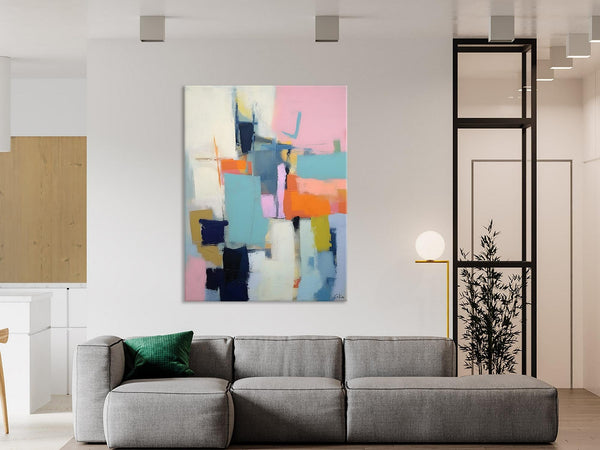 Contemporary Wall Art Paintings, Acrylic Painting on Canvas, Abstract Paintings for Bedroom, Extra Large Original Art, Buy Wall Art Online-Paintingforhome
