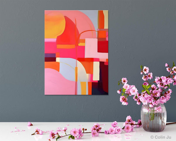 Contemporary Acrylic Painting on Canvas, Modern Wall Art Paintings, Canvas Paintings for Bedroom, Large Original Art, Buy Wall Art Online-Paintingforhome