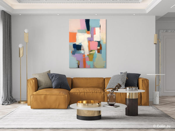 Extra Large Modern Wall Art, Acrylic Painting on Canvas, Contemporary Painting, Canvas Paintings for Dining Room, Original Abstract Painting-Paintingforhome