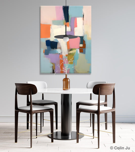 Extra Large Modern Wall Art, Acrylic Painting on Canvas, Contemporary Painting, Canvas Paintings for Dining Room, Original Abstract Painting-Paintingforhome