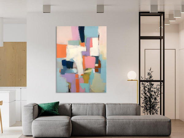 Extra Large Modern Wall Art, Acrylic Painting on Canvas, Contemporary Painting, Canvas Paintings for Dining Room, Original Abstract Painting-Paintingforhome