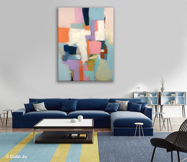 Extra Large Modern Wall Art, Acrylic Painting on Canvas, Contemporary Painting, Canvas Paintings for Dining Room, Original Abstract Painting-Paintingforhome