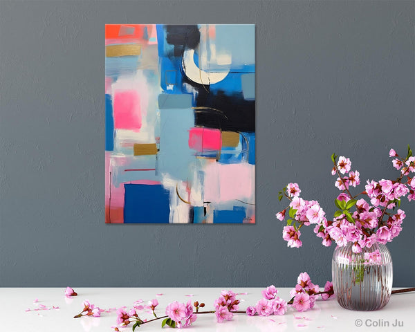 Large Painting Ideas for Living Room, Large Original Canvas Art, Contemporary Acrylic Painting on Canvas, Modern Abstract Wall Art Paintings-Paintingforhome