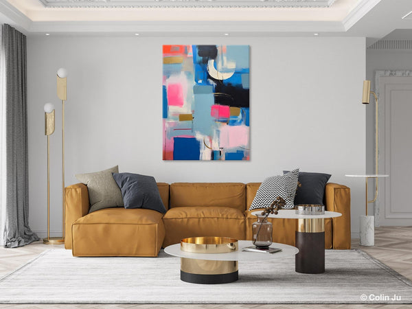 Large Painting Ideas for Living Room, Large Original Canvas Art, Contemporary Acrylic Painting on Canvas, Modern Abstract Wall Art Paintings-Paintingforhome