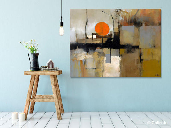 Large Wall Art Ideas for Living Room, Hand Painted Canvas Art, Oversized Canvas Paintings, Original Abstract Art, Contemporary Acrylic Art-Paintingforhome
