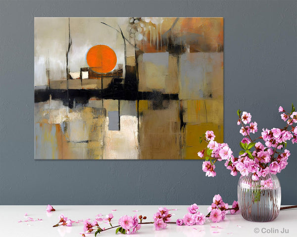 Large Wall Art Ideas for Living Room, Hand Painted Canvas Art, Oversized Canvas Paintings, Original Abstract Art, Contemporary Acrylic Art-Paintingforhome