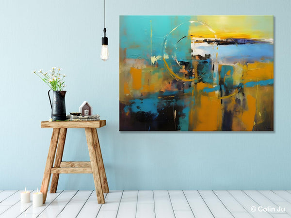 Oversized Canvas Paintings, Original Abstract Art, Hand Painted Canvas Art, Contemporary Acrylic Art, Huge Wall Art Ideas for Living Room-Paintingforhome
