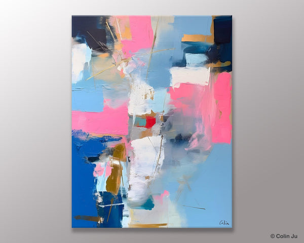Large Art Painting for Living Room, Original Canvas Art, Contemporary Acrylic Painting on Canvas, Oversized Modern Abstract Wall Paintings-Paintingforhome