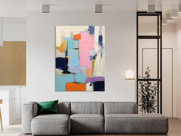 Original Canvas Art, Contemporary Acrylic Painting on Canvas, Large Wall Art Painting for Bedroom, Oversized Modern Abstract Wall Paintings-Paintingforhome