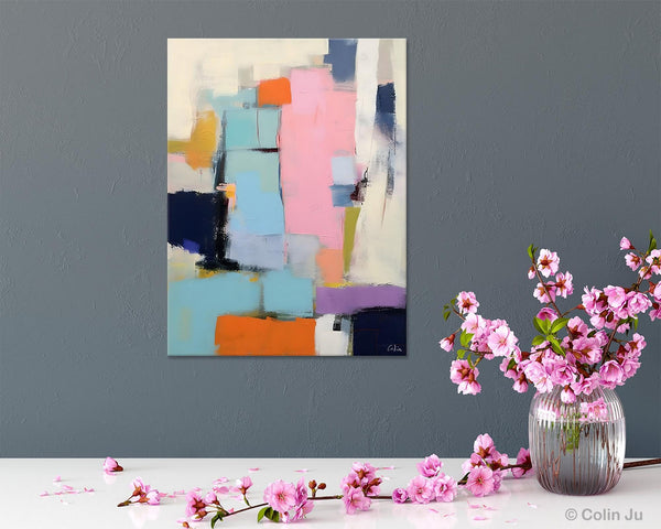 Original Canvas Art, Contemporary Acrylic Painting on Canvas, Large Wall Art Painting for Bedroom, Oversized Modern Abstract Wall Paintings-Paintingforhome