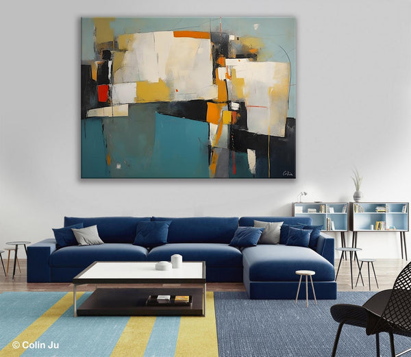 Hand Painted Canvas Art, Large Wall Art Ideas for Living Room, Oversized Canvas Paintings, Original Abstract Art, Contemporary Acrylic Art-Paintingforhome