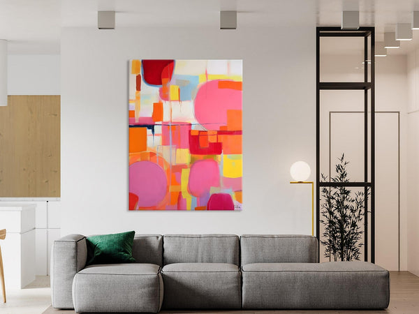 Large Contemporary Wall Art, Extra Large Paintings for Bedroom, Abstract Wall Paintings, Heavy Texture Canvas Art, Original Modern Painting-Paintingforhome