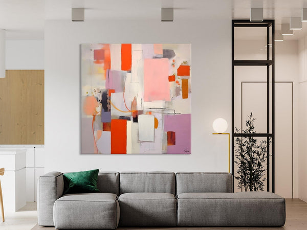 Original Abstract Wall Art, Modern Canvas Paintings, Large Abstract Painting for Bedroom, Modern Acrylic Artwork, Contemporary Canvas Art-Paintingforhome
