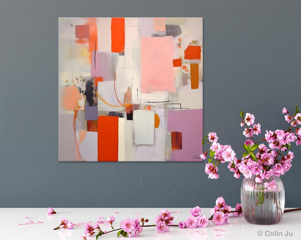 Original Abstract Wall Art, Modern Canvas Paintings, Large Abstract Painting for Bedroom, Modern Acrylic Artwork, Contemporary Canvas Art-Paintingforhome